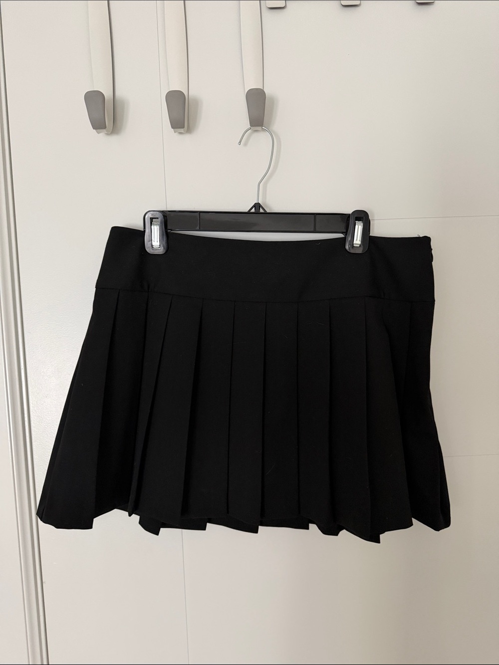OAK + FORT Black Pleated Mini Skirt